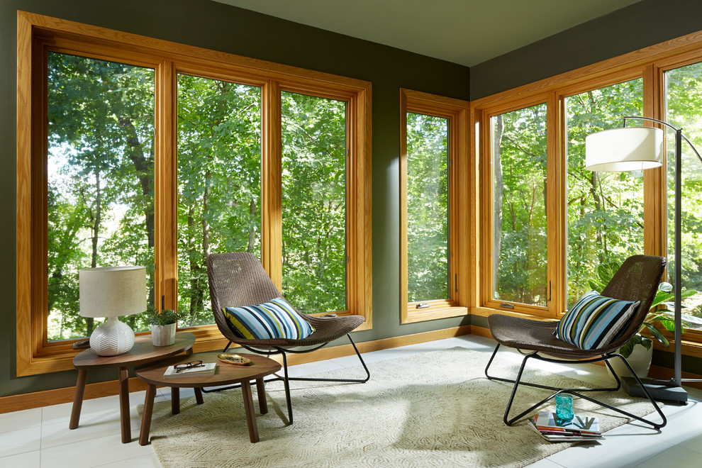 Casement Windows Eclectic Sunroom Minneapolis by Renewal by
