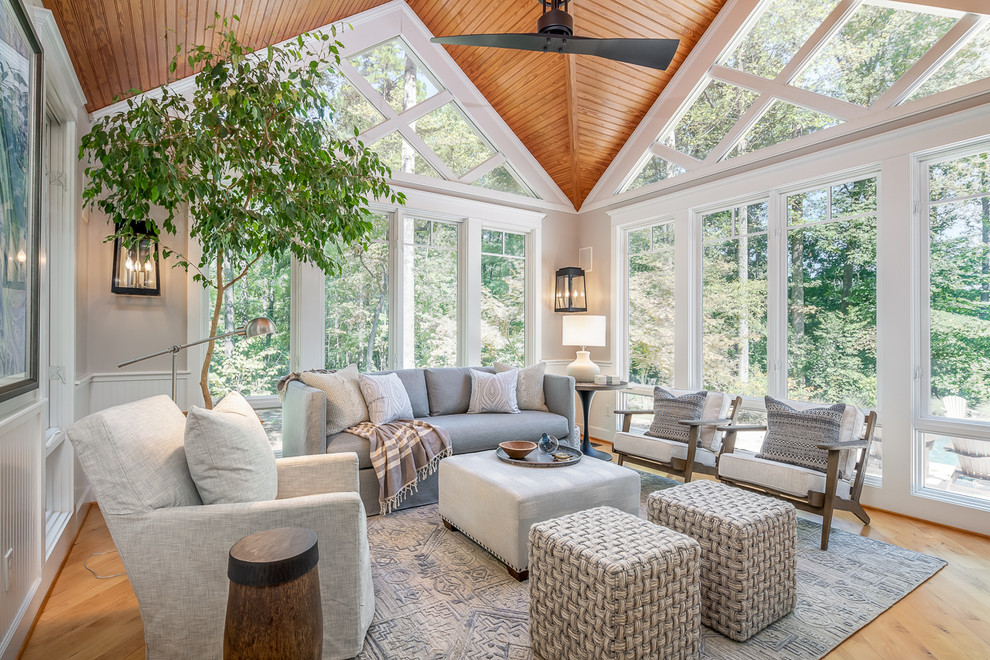 Rustic conservatory in Raleigh.