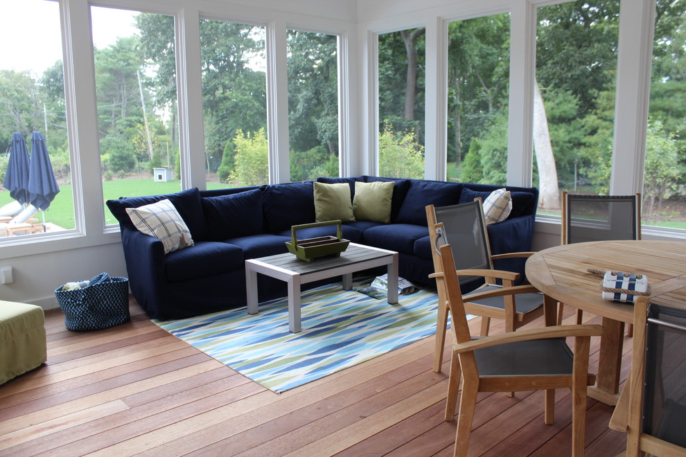 Completed Living Room Projects Transitional Sunroom New York by