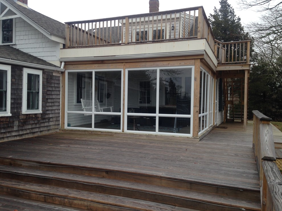 Dormer, Sunroom & Deck - Traditional - Sunroom - Boston - by Cape ...