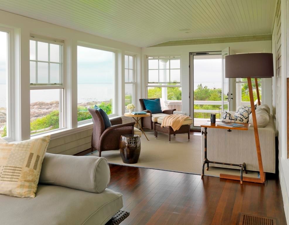 Duffy Design Group featured in NEW ENGLAND HOME Modern Sunroom