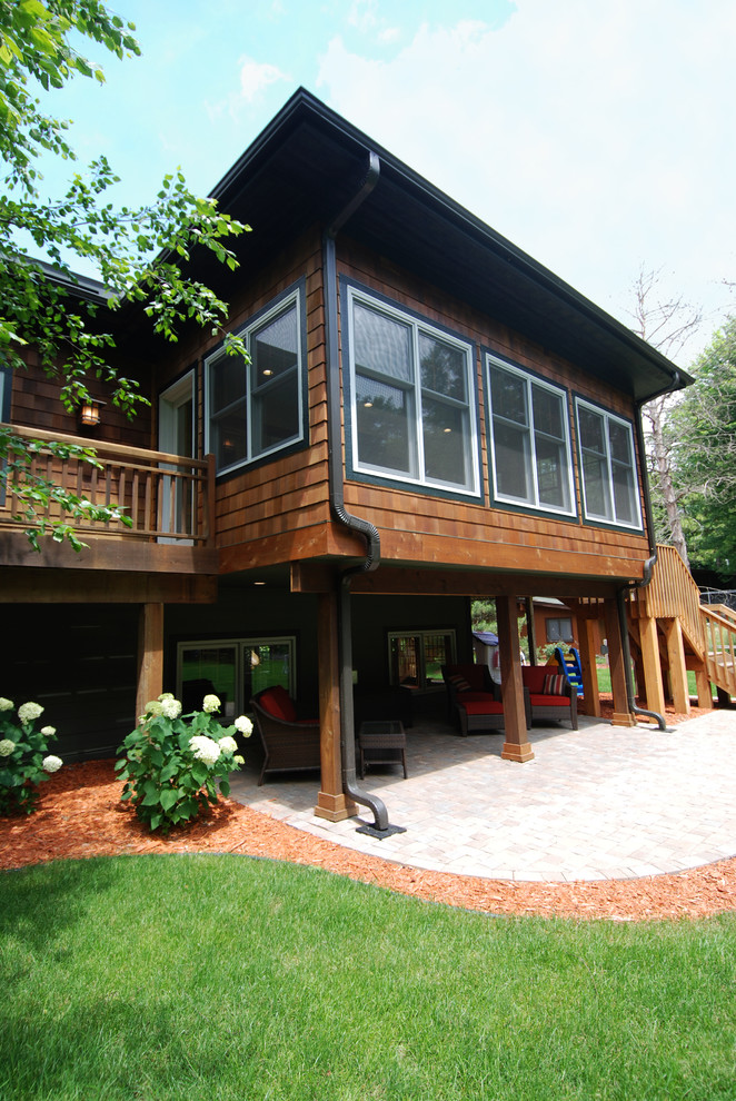 Immagine di una veranda american style