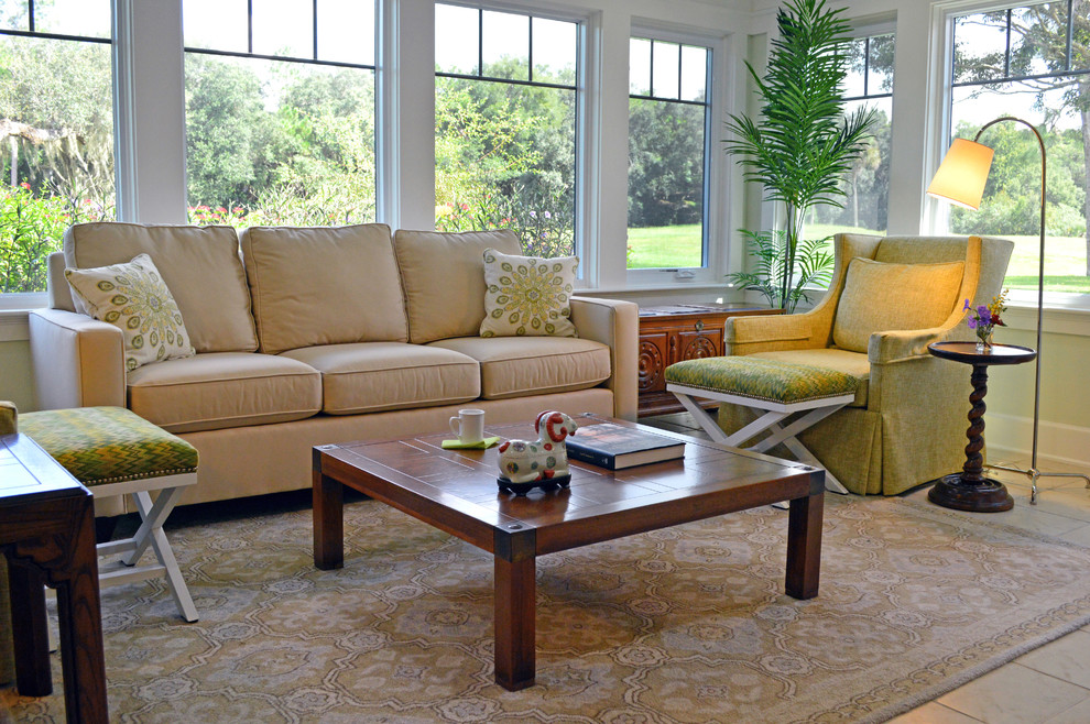 Florida Sunroom Transitional Sunroom Orlando by Gail Barley
