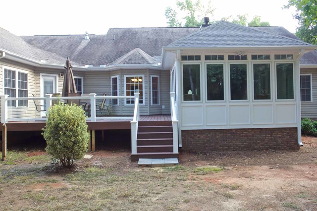Fountain Inn Sunroom/Deck Addition - Traditional - Sunroom - Other - by ...