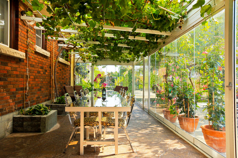 Garden Bliss - Glass Sunroom - Midcentury - Sunroom - Toronto - by