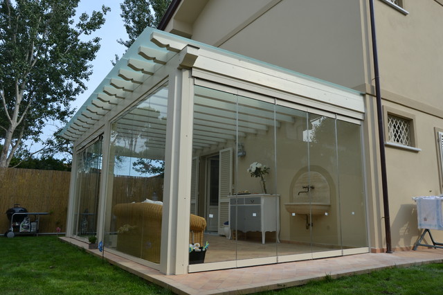 Gazebos and Conservatories In glass and aluminium, classic, modern or  designer - Contemporary - Sunroom - Milan - by GM Morando | Houzz