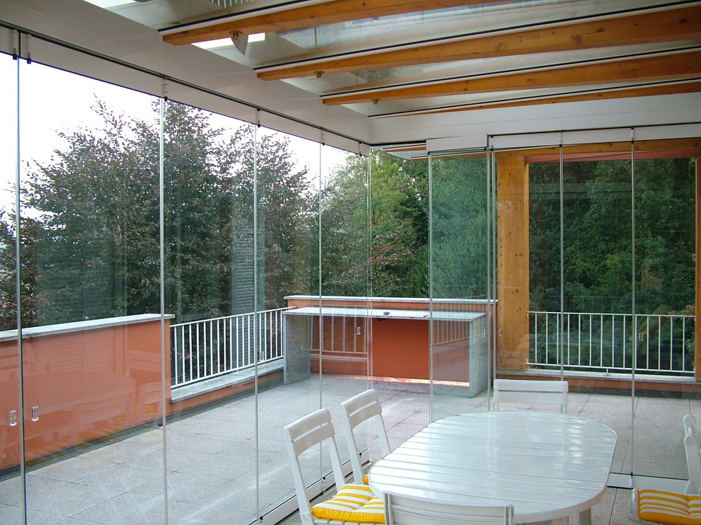 Foto di una veranda design