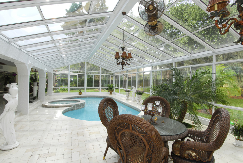 Design ideas for an expansive modern conservatory in DC Metro.