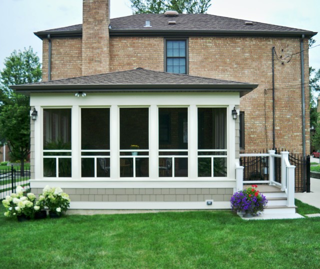 Home Sunroom Addition Contemporary Conservatory Chicago by