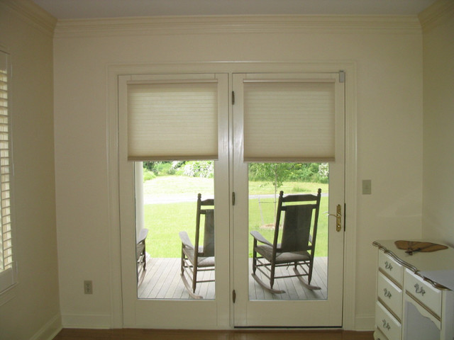 Image showcasing How to Treat a French Door - Eclectic - Sunroom - Providence - by ...