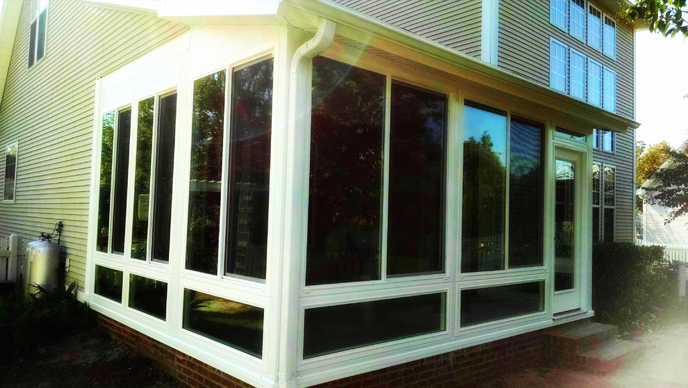 Insulated Studio Style Roof System and Glass Windows Modern Sunroom