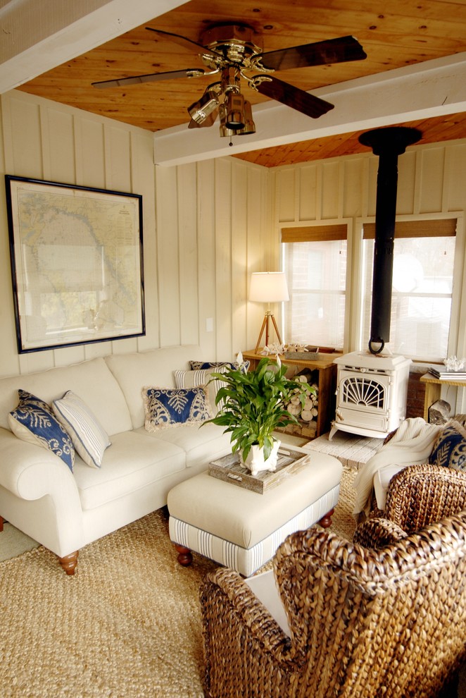 Beach style sunroom photo in Other with a standard ceiling