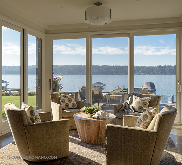 Picture of Lake View Residence - Contemporary - Sunroom - Seattle - by Conard ...