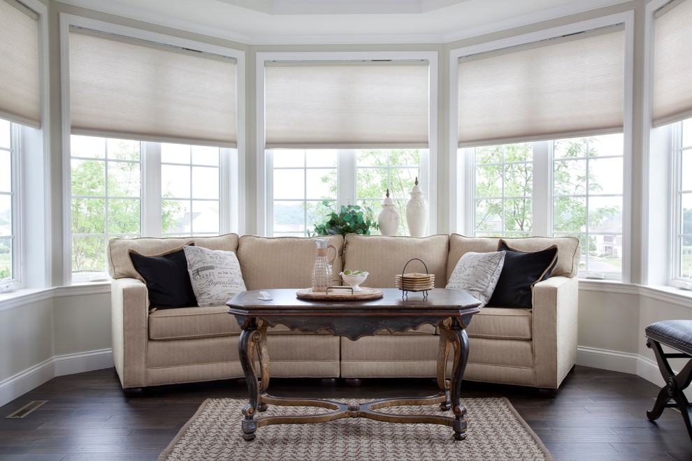 Maximize Functionality with Motorized Window Shades Sunroom Cedar