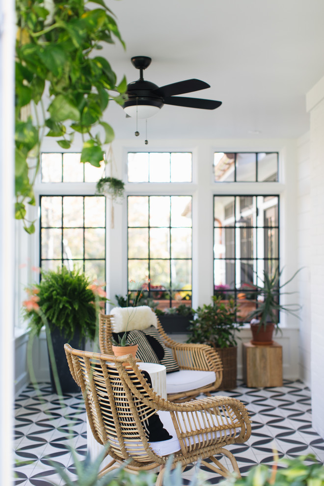 Modern Farmhouse in Grand Rapids, Michigan - Farmhouse - Sunroom