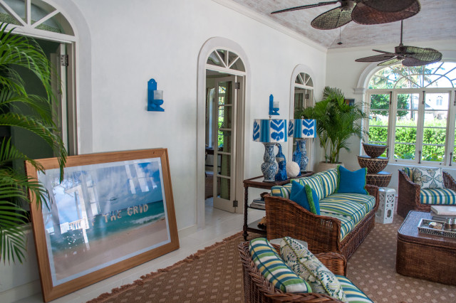 Mustique: Island Living with Tommy Hilfiger Style - Coastal - Conservatory  - New York - by Tiger Lily's Greenwich | Houzz IE