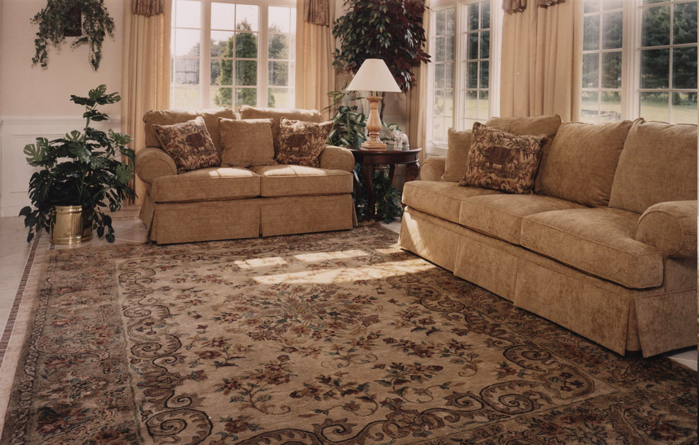 Nejad Rugs Beautiful Oriental Rug Adds Elegance to Toll Brothers