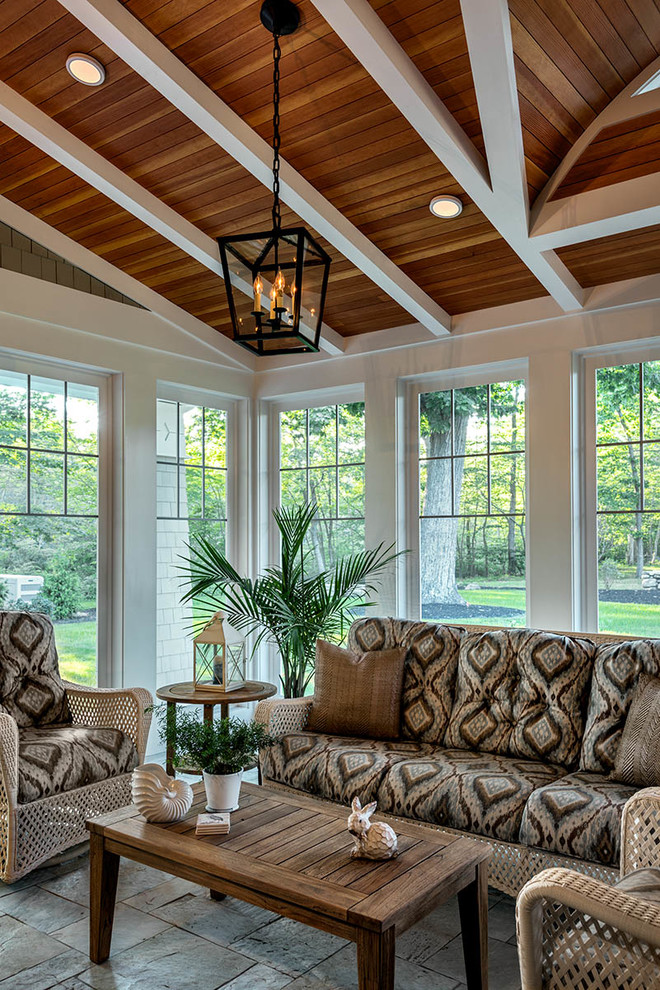 New England Hideaway - Beach Style - Sunroom - Boston - by TMS ...