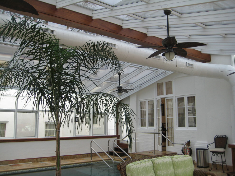 Example of a large island style sunroom design in DC Metro