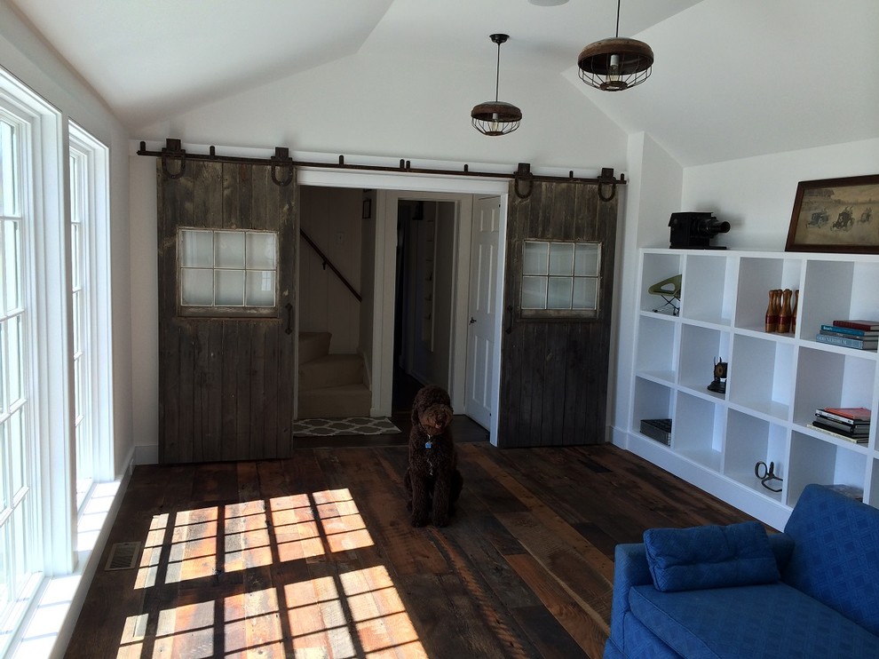 Reclaimed Barn Door Design Ideas from Projects in NYC, New Jersey
