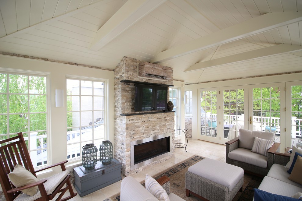 Image showcasing Rooftop Sunroom - Traditional - Sunroom - Other - by TK Building ...