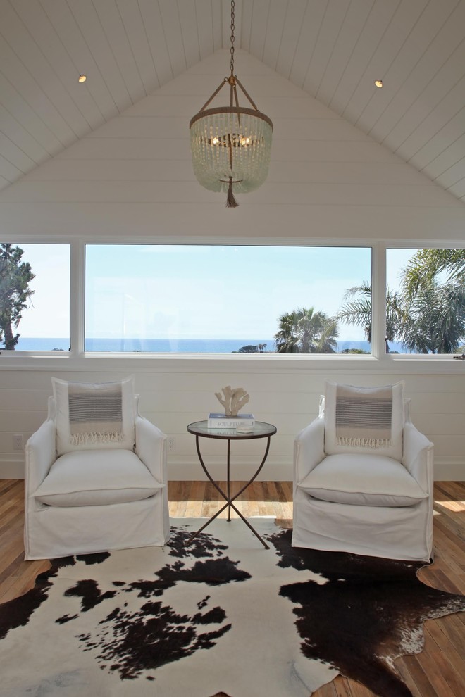 Foto di una veranda stile marino
