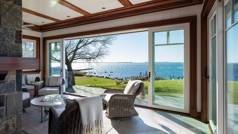Design ideas for a nautical conservatory in New York.