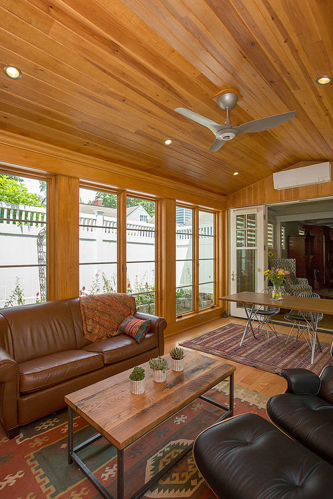 Sunroom Addition in Madeira - Rustic - Sunroom - Cincinnati - by Neal's