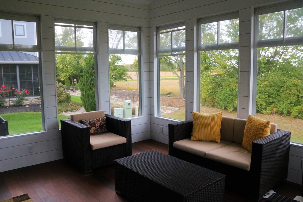 Sunroom and Deck Remodel in Dublin, OH Modern Sunroom Columbus