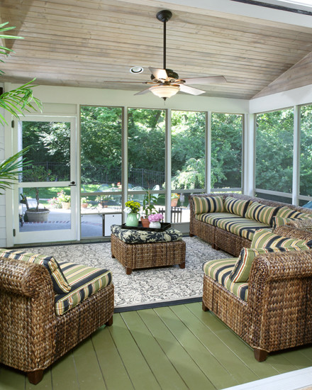 Immagine di una veranda tropicale