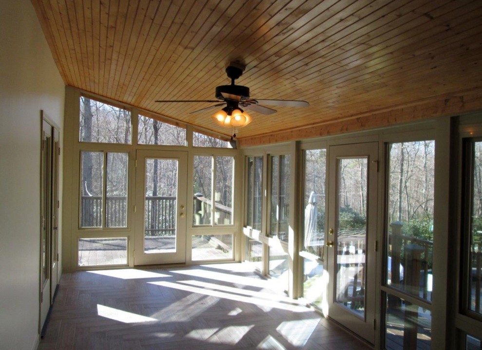 Foto di una veranda tradizionale