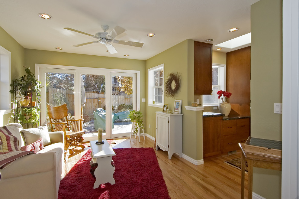 Sunroom off Kitchen Contemporary Sunroom Boise by Strite Design