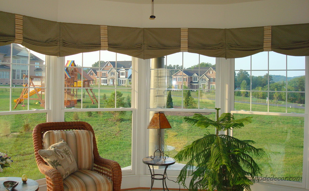 Sunroom PullUp Valances Traditional Sunroom DC Metro by CPDC