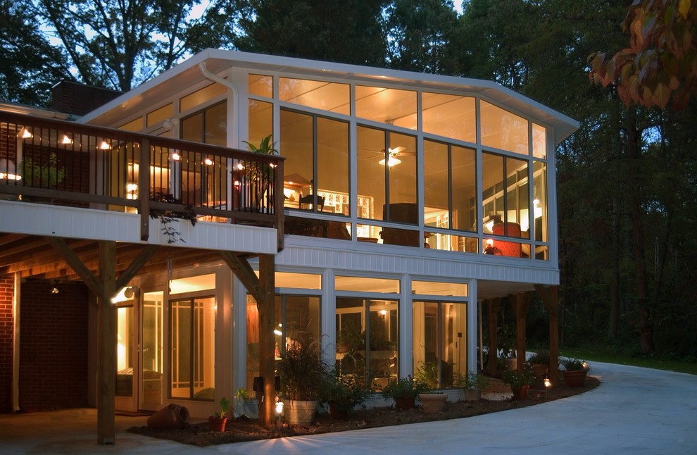 This is an example of a classic conservatory in Houston.