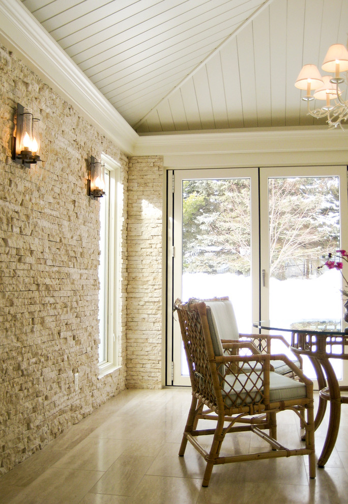 Transitional sunroom photo in Minneapolis