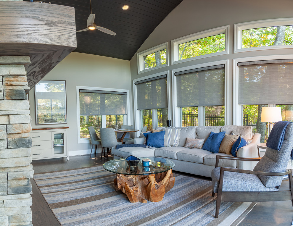 Thousand Islands Renovation Craftsman Sunroom Ottawa by Bell