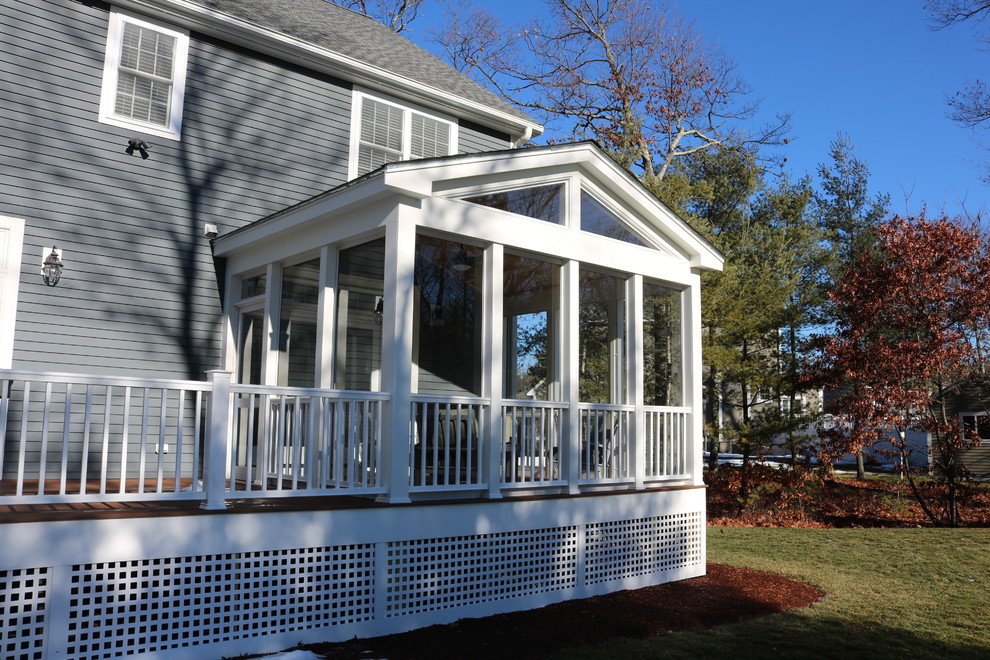 Inspiration for a medium sized classic conservatory in Boston.