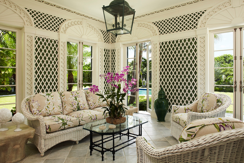Design ideas for a classic conservatory in Miami.