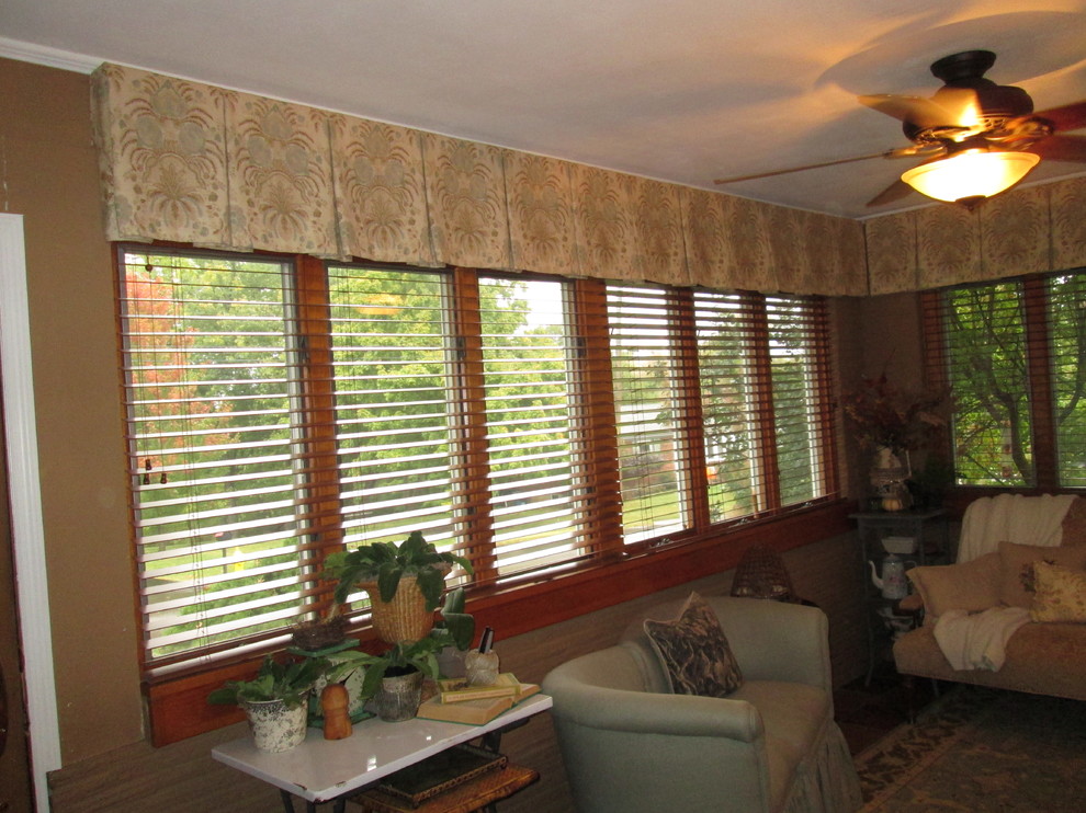 Valances Traditional Sunroom Cincinnati by All Things Material