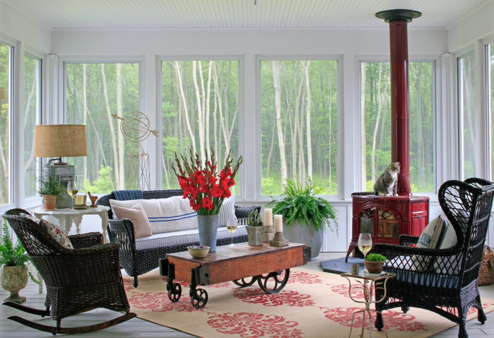 Vermont Castings Rustic Sunroom Providence by Hearthside