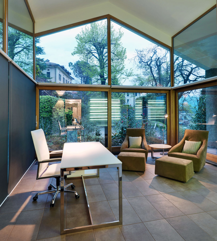 Design ideas for a contemporary conservatory in Other.