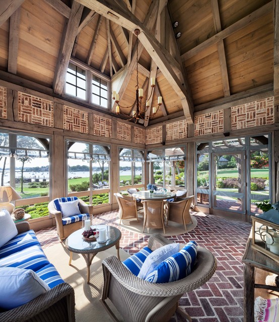 Waterfront French Eclectic - Landhausstil - Wintergarten - Sonstige