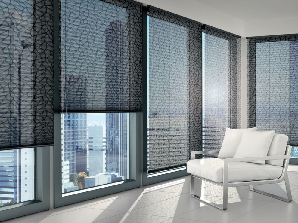 Window Treatments for Sunrooms and 4 Season Rooms Modern Sunroom