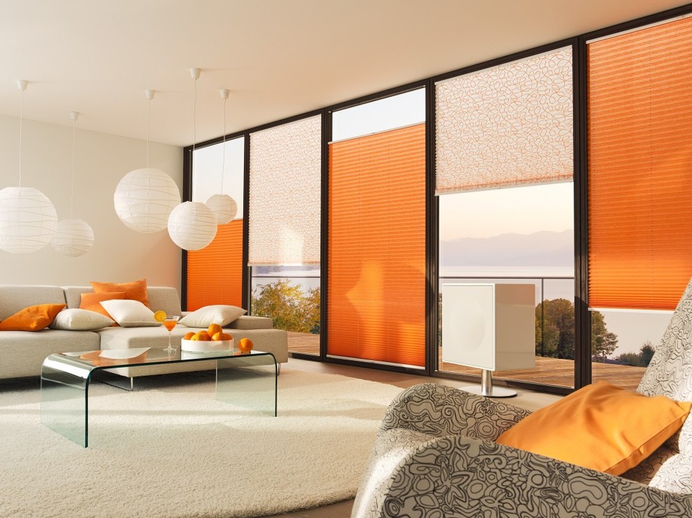 Window Treatments for Sunrooms and 4 Season Rooms Modern Sunroom