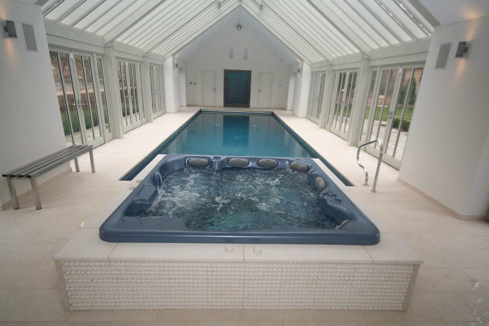 Bohemian swimming pool in Surrey.