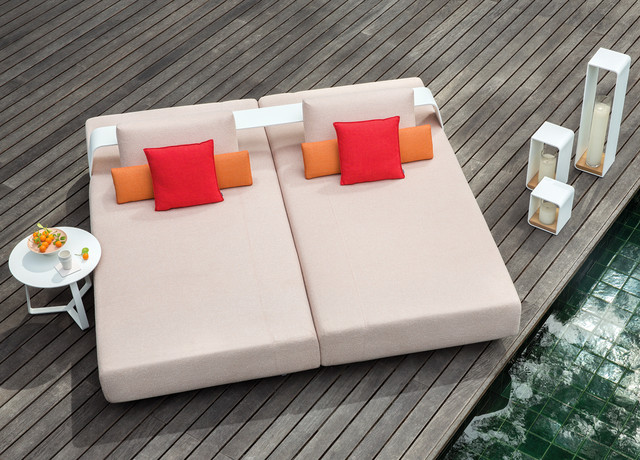 Manutti Kumo Double Sun Lounger - Modern - Pools - London - von Go Modern  Furniture | Houzz