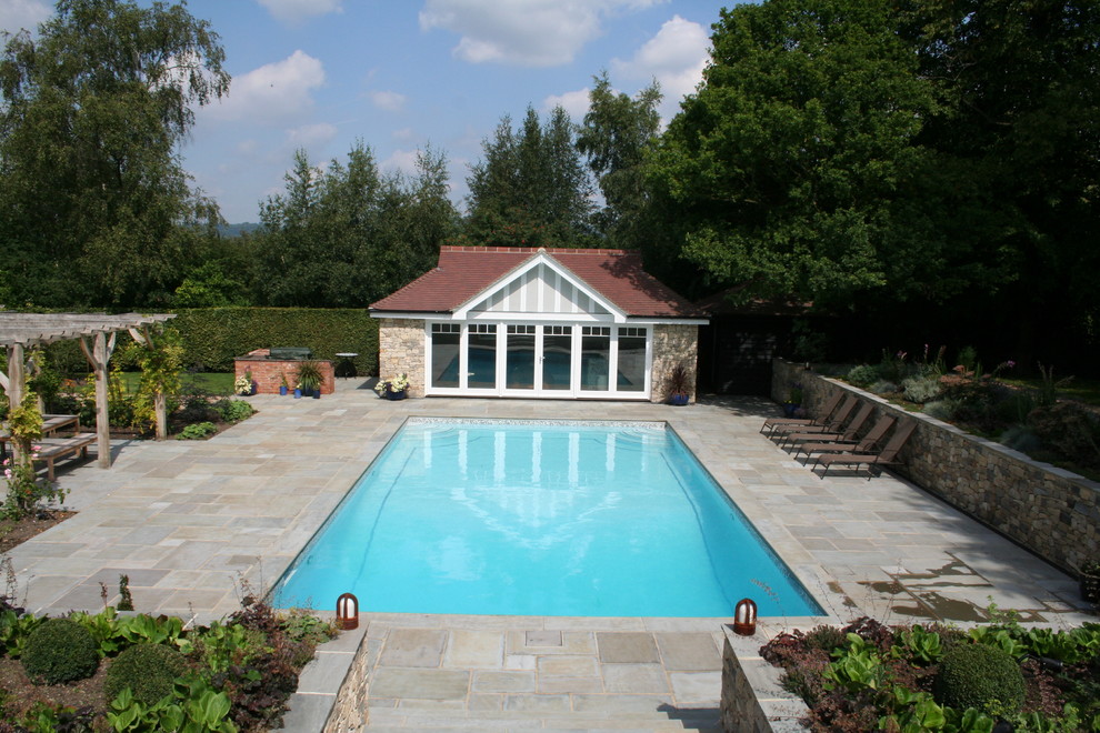 Inspiration for a classic swimming pool in Surrey.