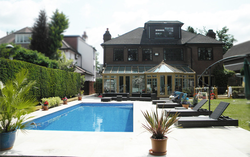 Southgate Traditional Garden Swimming Pool Traditional Pool