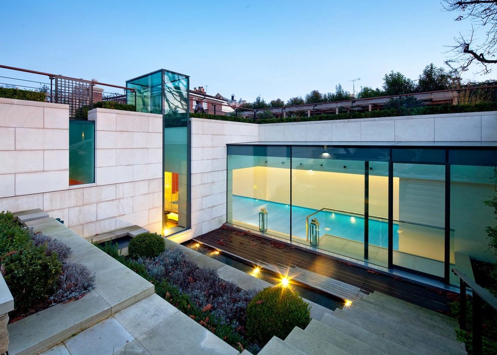 Wimbledon Contemporary Pool London by Saper Glass Houzz