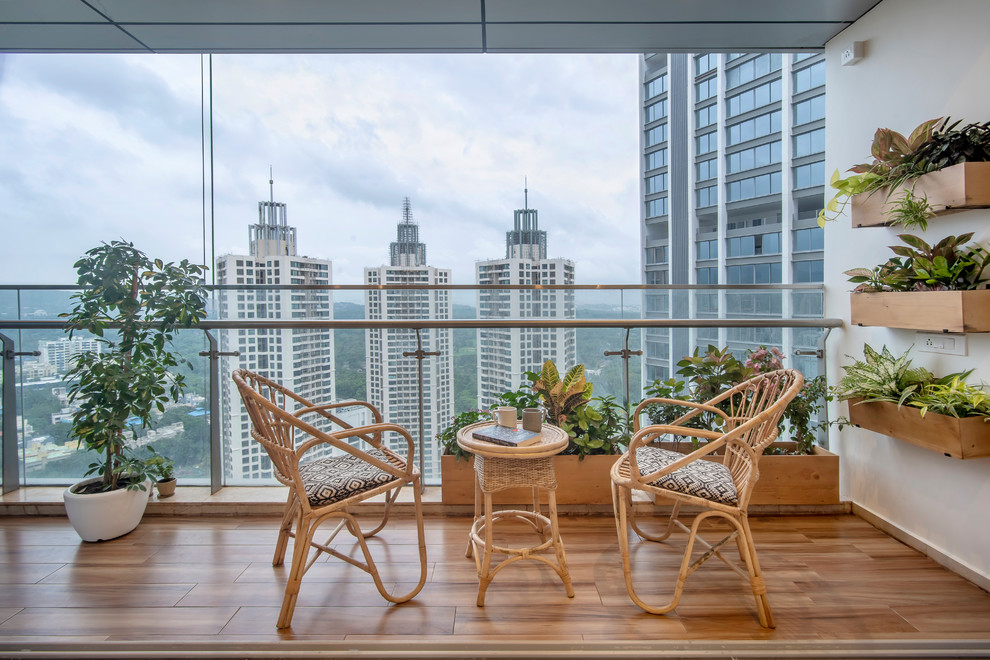 Inspiration for a world-inspired balcony in Mumbai.